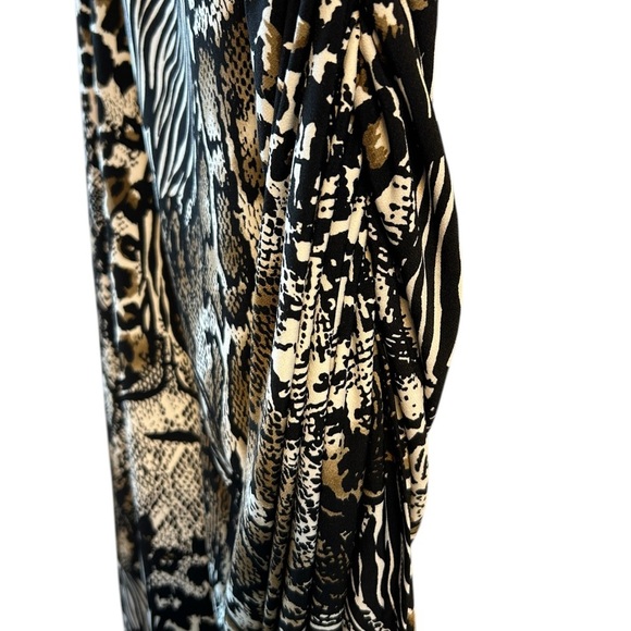 NWT Alfani Animal Print V-Neck Dress - Picture 5 of 7